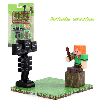 Blocos Magnéticos Colecionáveis Infantil estilo Minecraft – Conjunto de Montagem Educativo