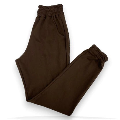 Calça Jogger Feminina de Moletom Grosso para Inverno