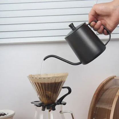 Chaleira Pescoço de Ganso em Aço Inox – Gooseneck Kettle para Café Pour Over