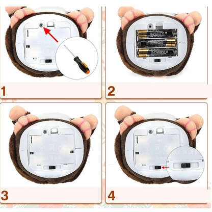 Hamster de Pelúcia Interativo que Fala e Repete – Brinquedo Divertido Infantil com Voz