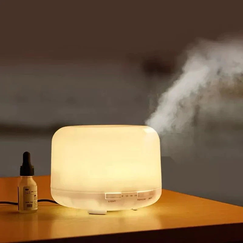 Umidificador Difusor Ultrassônico 300ml com LED 7 Cores e Controle